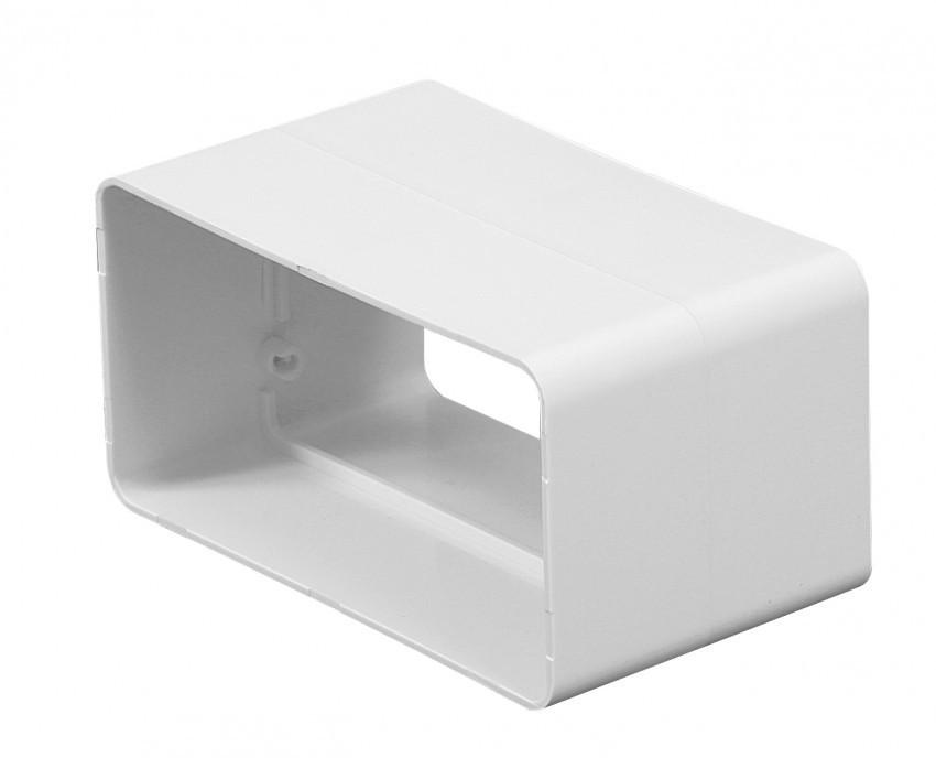 Csőtoldó idom Szin: Fehér Keresztmetszet: 55X110mm Anyaga: PVC