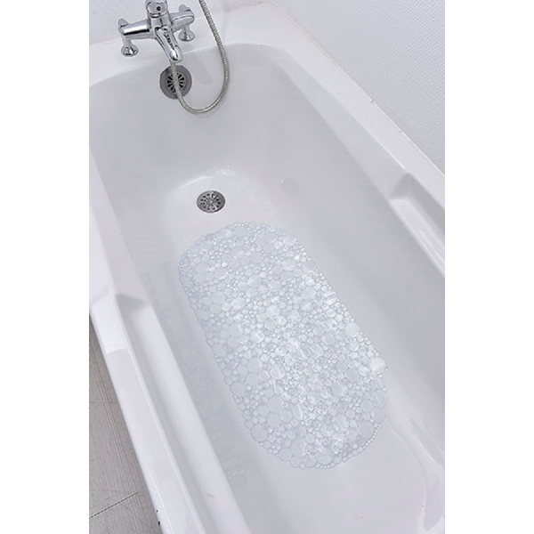 CSÚSZÁSGÁTLÓ KÁDSZŐNYEG 69X36CM PVC ÁTLÁTSZÓ