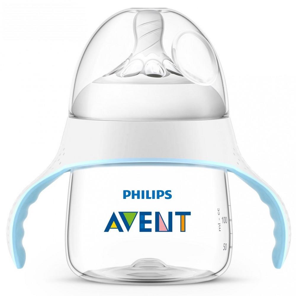 Cumisüveg és itatópohár 2in1 Avent Natural átlátszó 150 ml