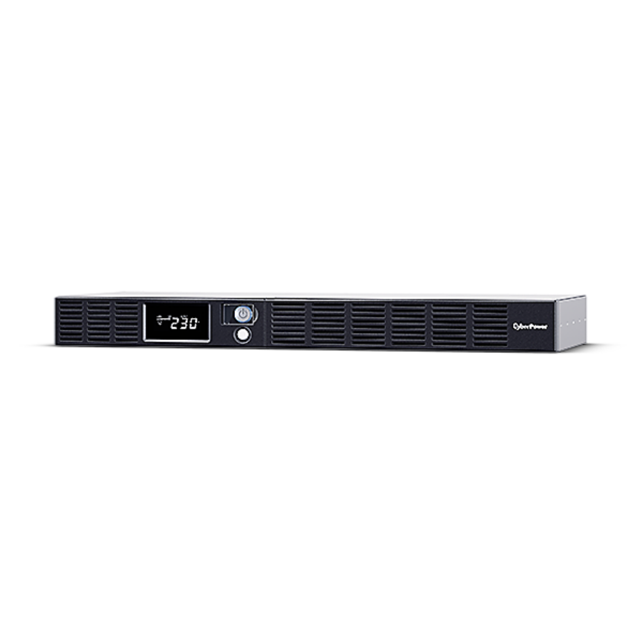 CYBERPOWER UPS OR600ERM1U (6xIEC C13) 600VA 360W 230V RACK szünetmentes tápegység + USB, LINE-INTERACTIVE