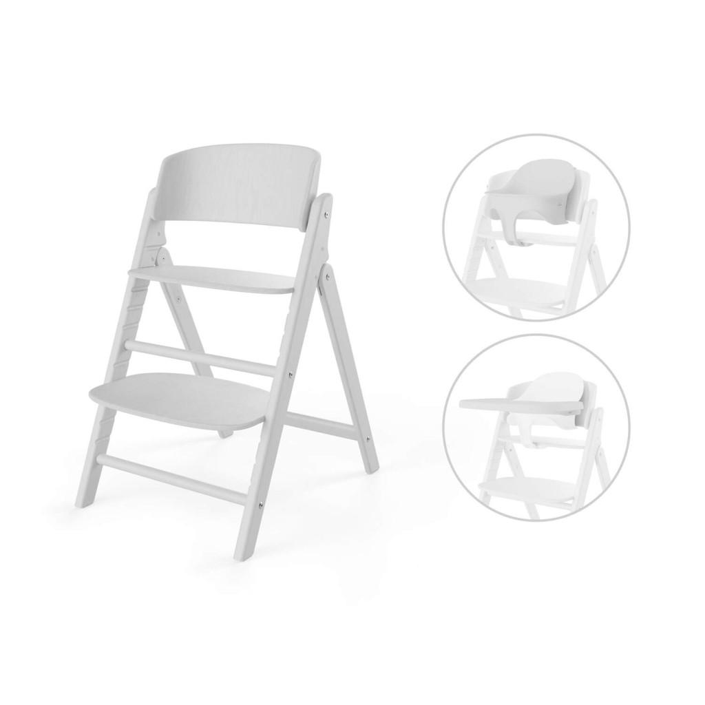 CYBEX Gold Click &amp; Fold 3-in-1 etetőszék - All White