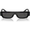 D&amp;G Napszemüvegek Occhiali Da Sole Dolce Gabbana DG4458 501/87 Fekete  Egy méret