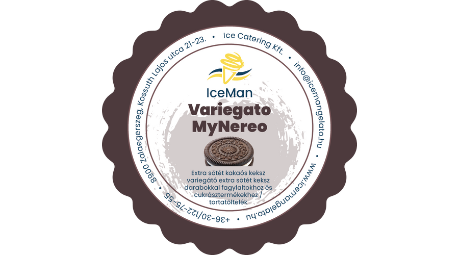 Darabos kakaós keksz variegato paszta IceMan 200 g
