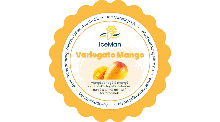 Darabos mangó variegato paszta IceMan 200 g