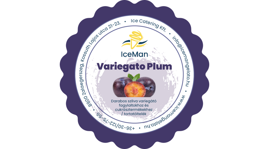 Darabos szilva variegato paszta IceMan 200 g