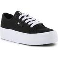 DC Shoes Rövid szárú edzőcipők DC MANUAL PLATFORM ADJS300280-BKW Fekete 40 1/2