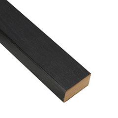 Decowall Fa hatású, térelválasztó léc (270 cm x 5 cm x 2.8 cm) 4 darab/csomag - fekete