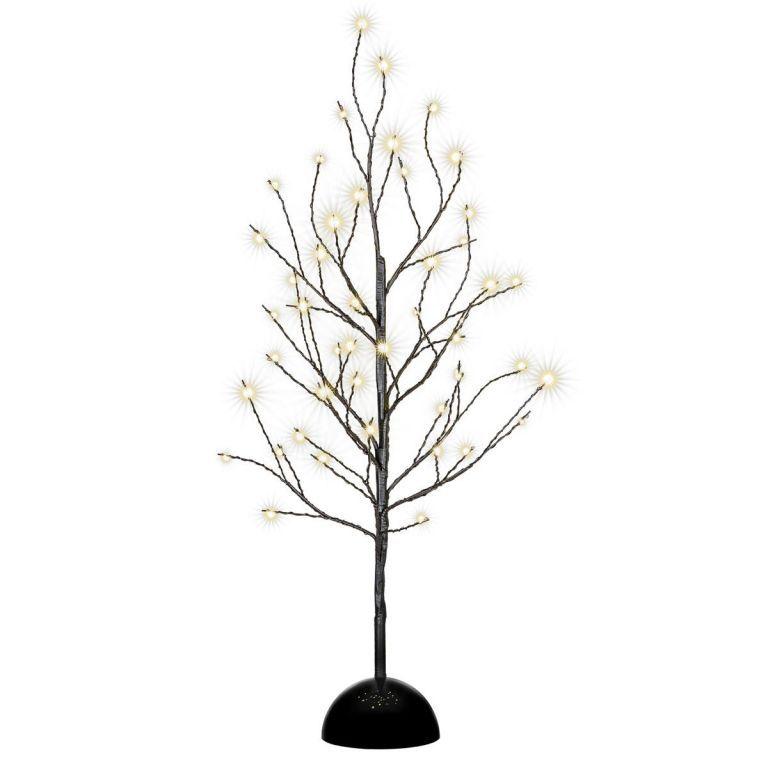   Dekoratív LED világítás fa 32 LED - 40 cm, fekete