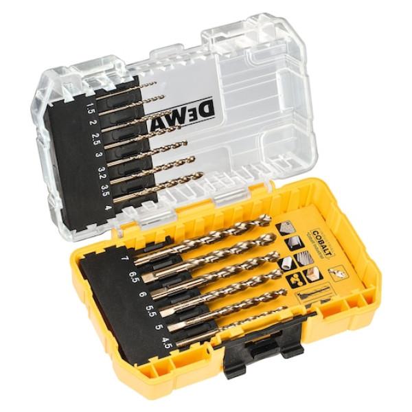 DEWALT Fémfúrószárkészlet, EXTREME, HSS-E Cobalt, 13db