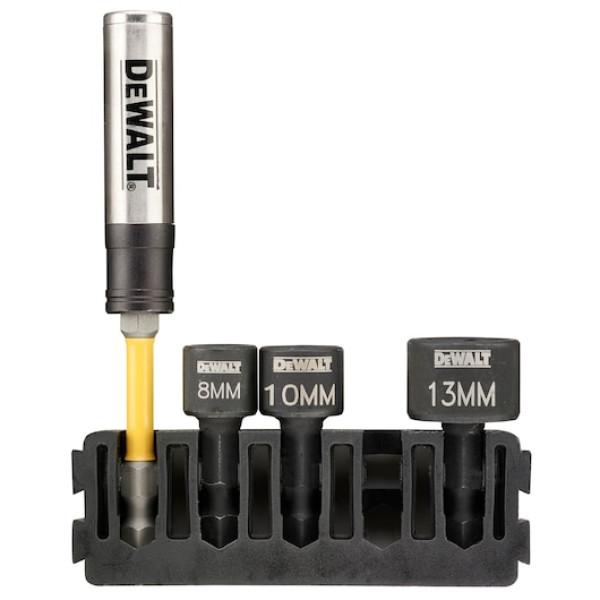 DEWALT Hegytartó, behúzófejes és torziós betétek, 5db