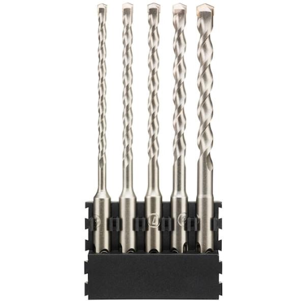 DEWALT Hegytartó, SDS-Plus fúrók, 5db, 5,5-10x160mm