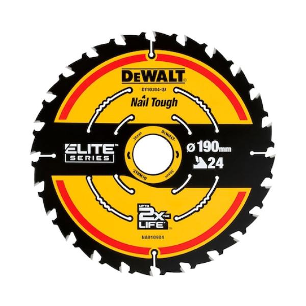 DEWALT Körfűrészlap, Elite CSB, 190x30 mm, 24 fog