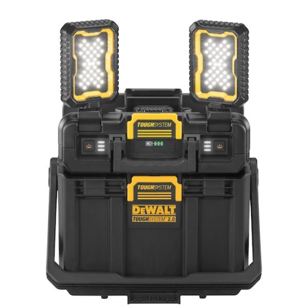 DEWALT LED-lámpa + tároló, TOUGHSYSTEM 2.0, 4 000lm