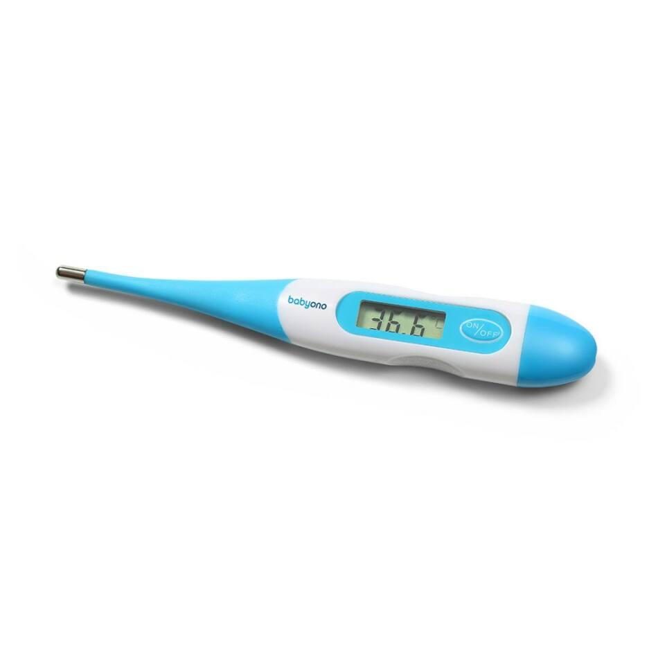Digitális lázmérő puha végződéssel Baby Ono  Kék