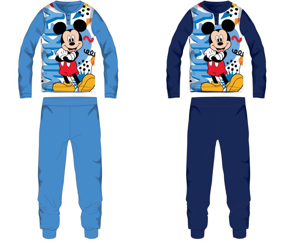 Disney Mickey egér jersey pamut pizsama - világoskék - 104