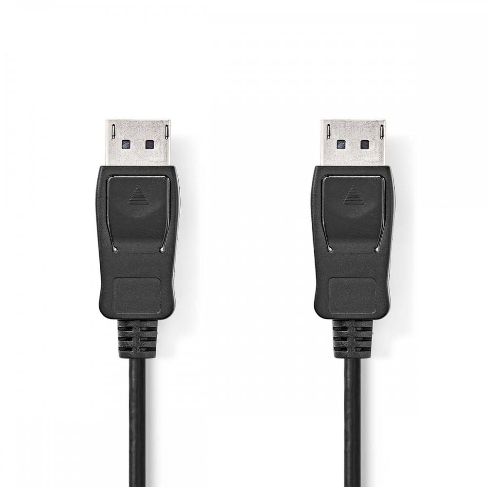 DisplayPort kábel | DisplayPort Dugasz | DisplayPort Dugasz | 4K@60Hz | Nikkelezett | 2.00 m | Kerek | PVC | Fekete | Doboz