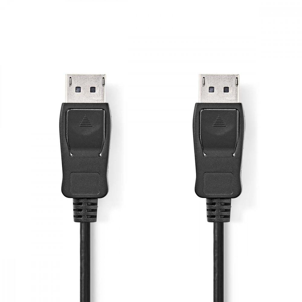 DisplayPort kábel | DisplayPort Dugasz | DisplayPort Dugasz | 4K@60Hz | Nikkelezett | 2.00 m | Kerek | PVC | Fekete | Műanyag Zacskó