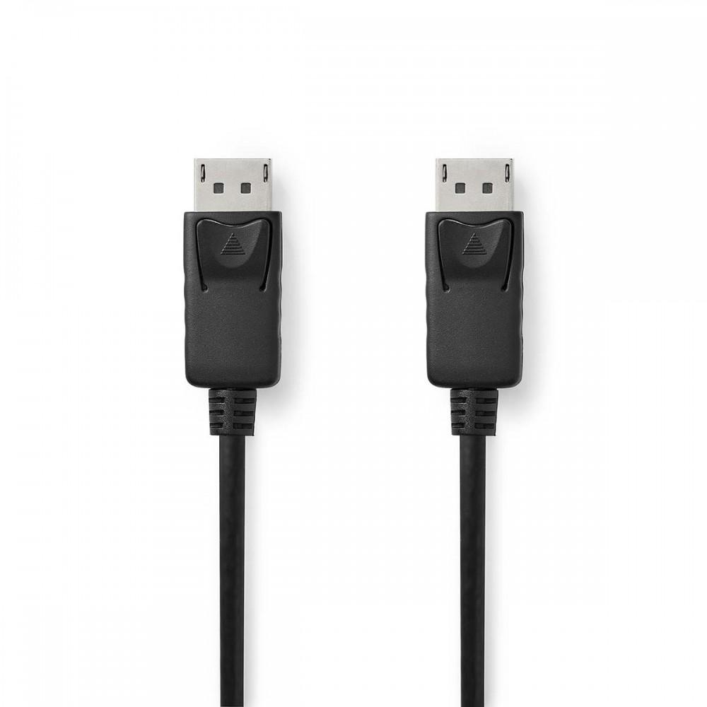 DisplayPort kábel | DisplayPort Dugasz | DisplayPort Dugasz | 8K@60Hz | Nikkelezett | 2.00 m | Kerek | PVC | Fekete | Doboz