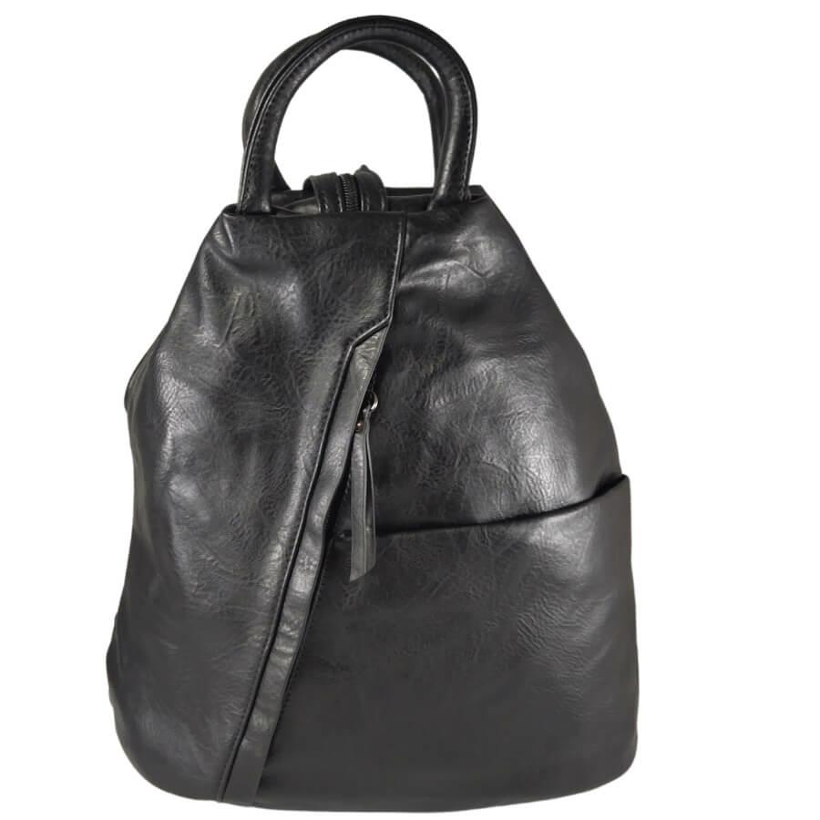 Divatos fekete hátizsák ART-7175