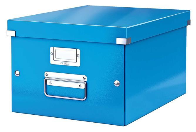 Doboz, A4 méret, LEITZ "Click&amp;Store", kék