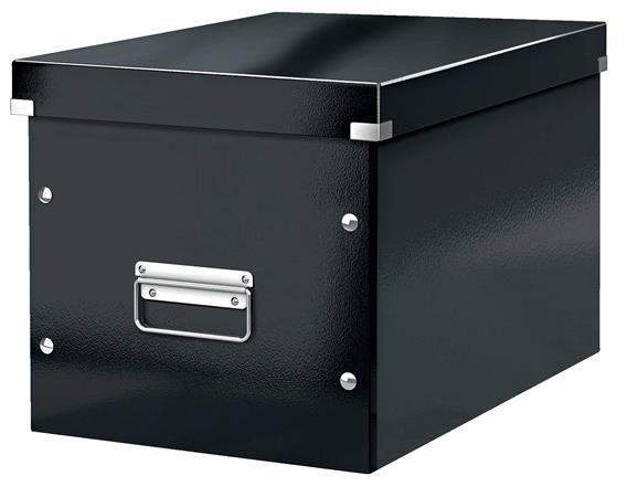 Doboz, L méret, LEITZ "Click&amp;Store", fekete