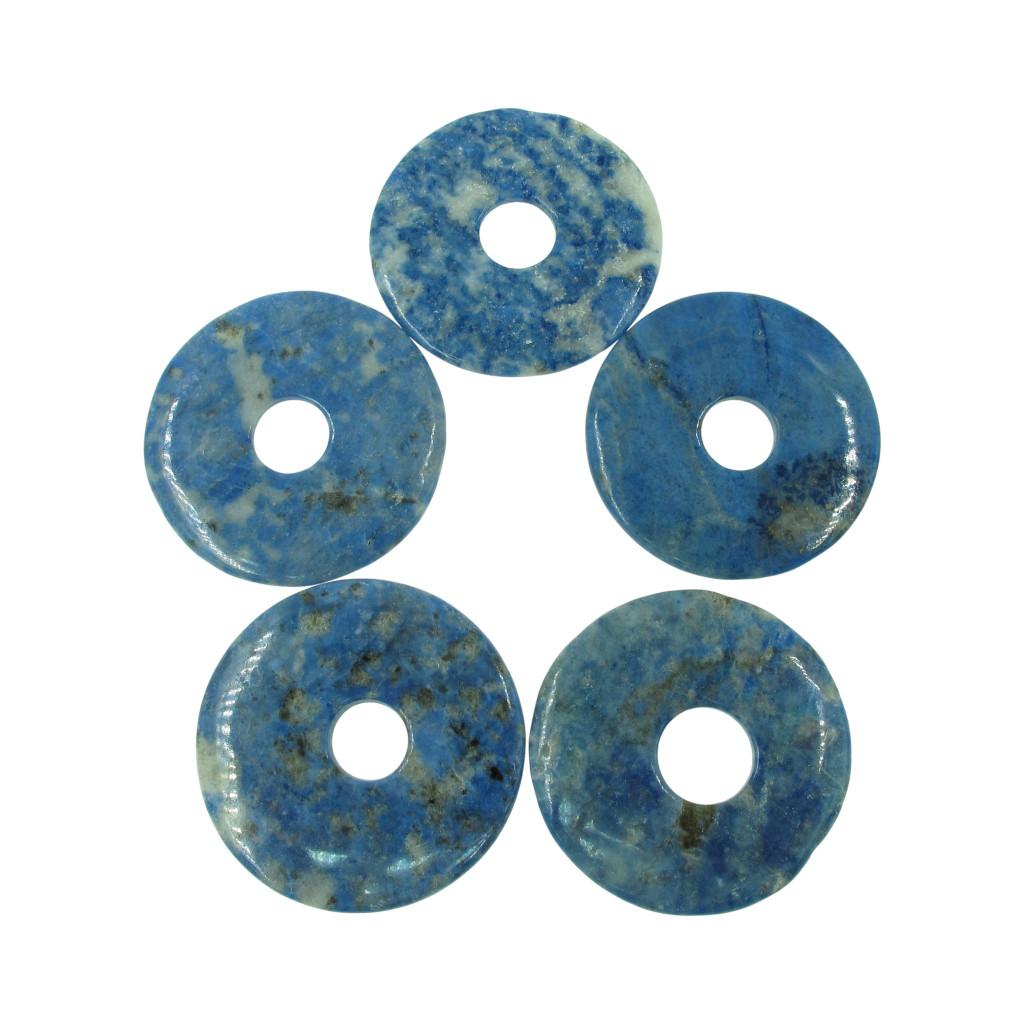 Donut fánk medál -Lápisz lazuli 3,5cm