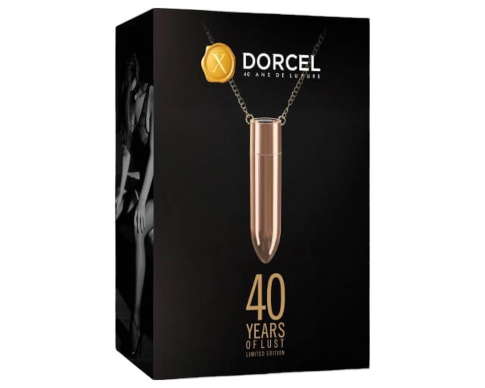 Dorcel - akkus, vízálló vibrátor nyaklánc (rosegold)