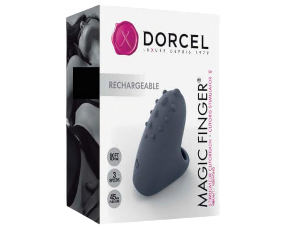Dorcel Magic Finger - akkus, ujjvibrátor (szürke)