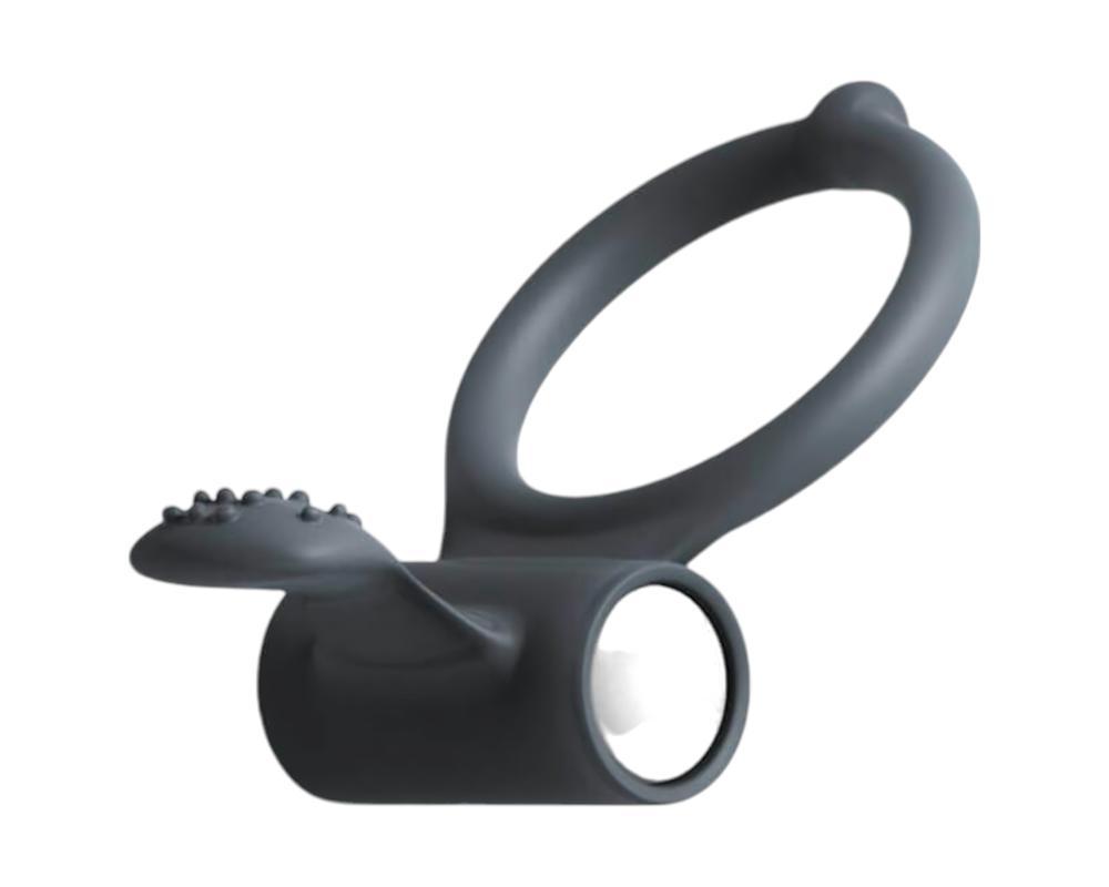 Dorcel Power Clit - vibrációs péniszgyűrű (fekete)