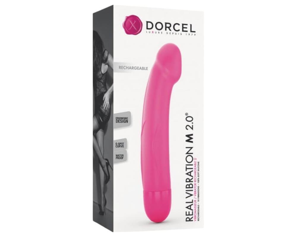 Dorcel Real Vibration M 2.0 - akkus vibrátor (pink)