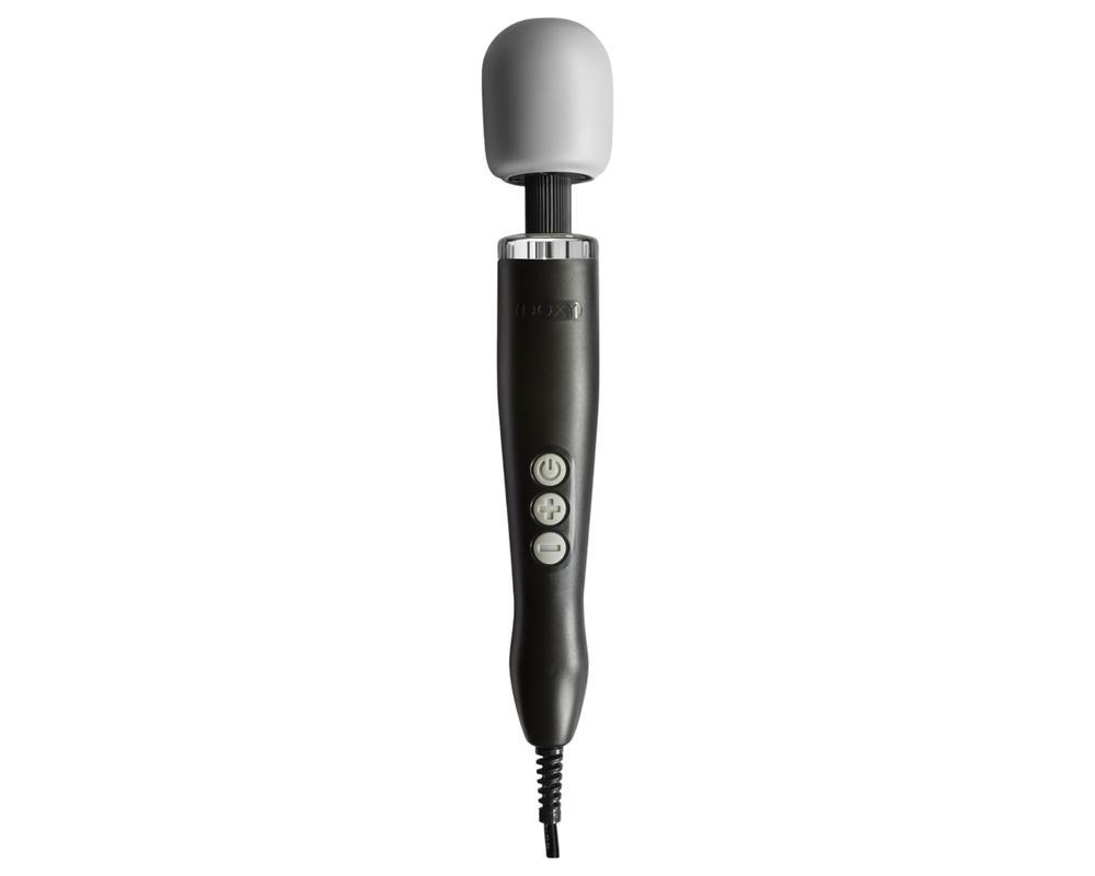 Doxy Wand Original - hálózati masszírozó vibrátor (fekete)