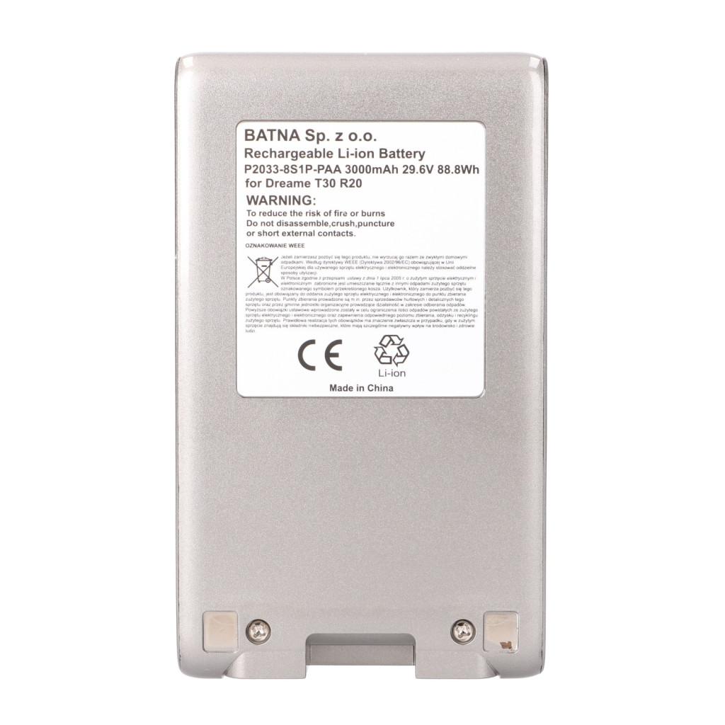 DREAM T30 R20 Akkumulátor 21.6V 3000mAh