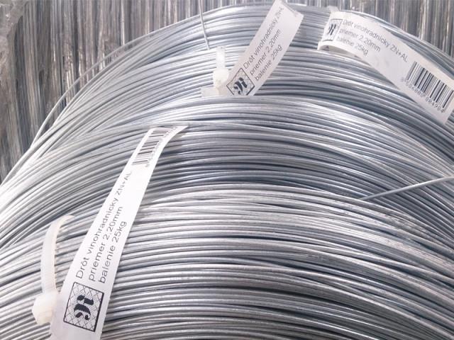 Drót ZN+AL (Szőlészeti) - 25kg/tekercs - Szőlőhuzal (Huzalvastagság: 1,80mm)