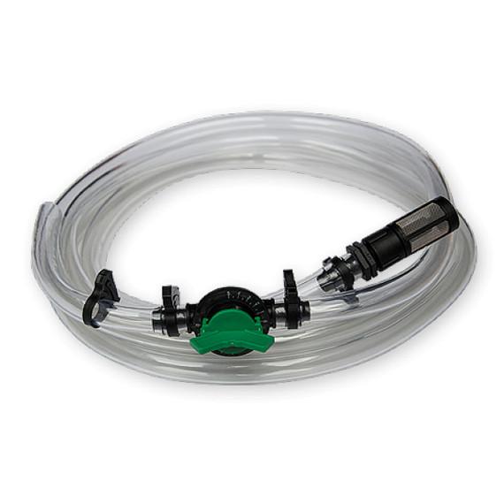 DSFI-0334L Injektor venturihoz szívócső csappal szűrővel 1/2" - 3/4"