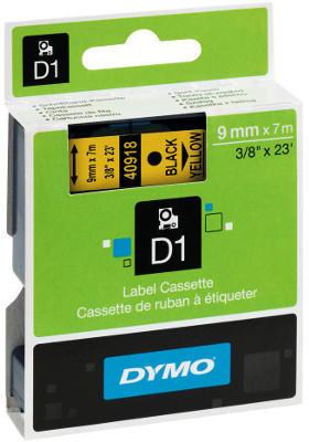 Dymo 40918 s&amp;aacute;rga alapon fekete eredeti feliratoz&amp;oacute; szalag (S0720730)