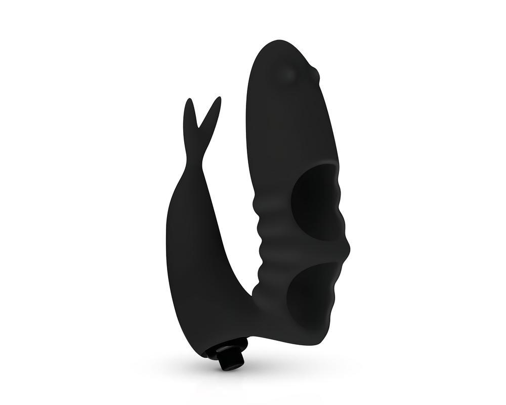 Easytoys Finger - 2in1 ujjvibrátor (fekete)
