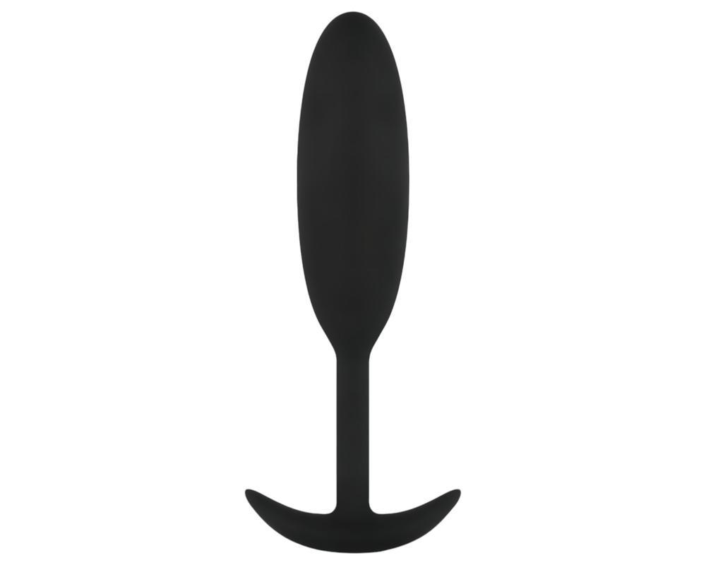 Easytoys Heavy Fulfiller - 54g-os anál plug - kicsi (fekete)