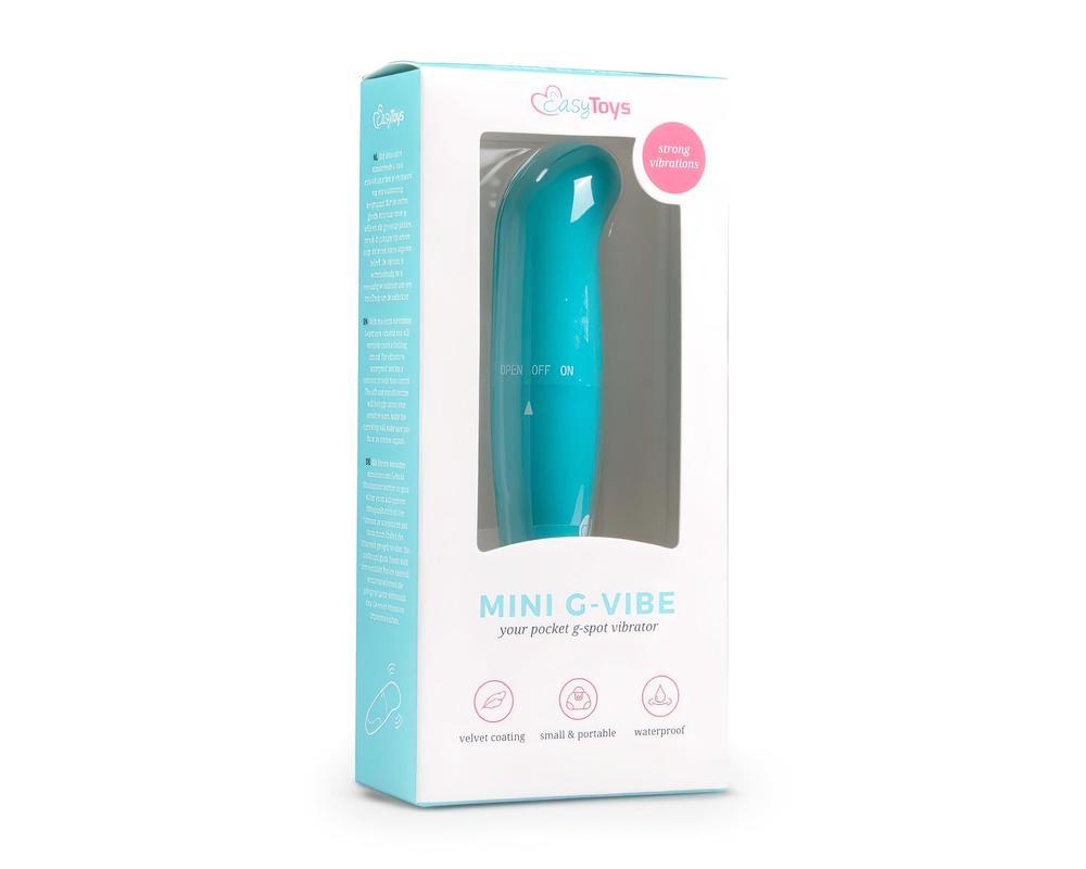 EasyToys Mini G-Vibe - G-pont vibrátor (kék)