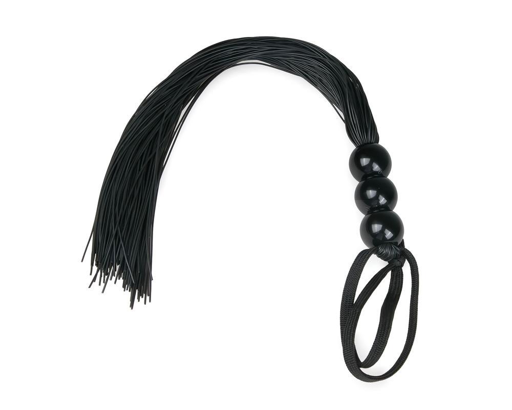 Easytoys Silicone Whip - szilikon korbács (fekete)