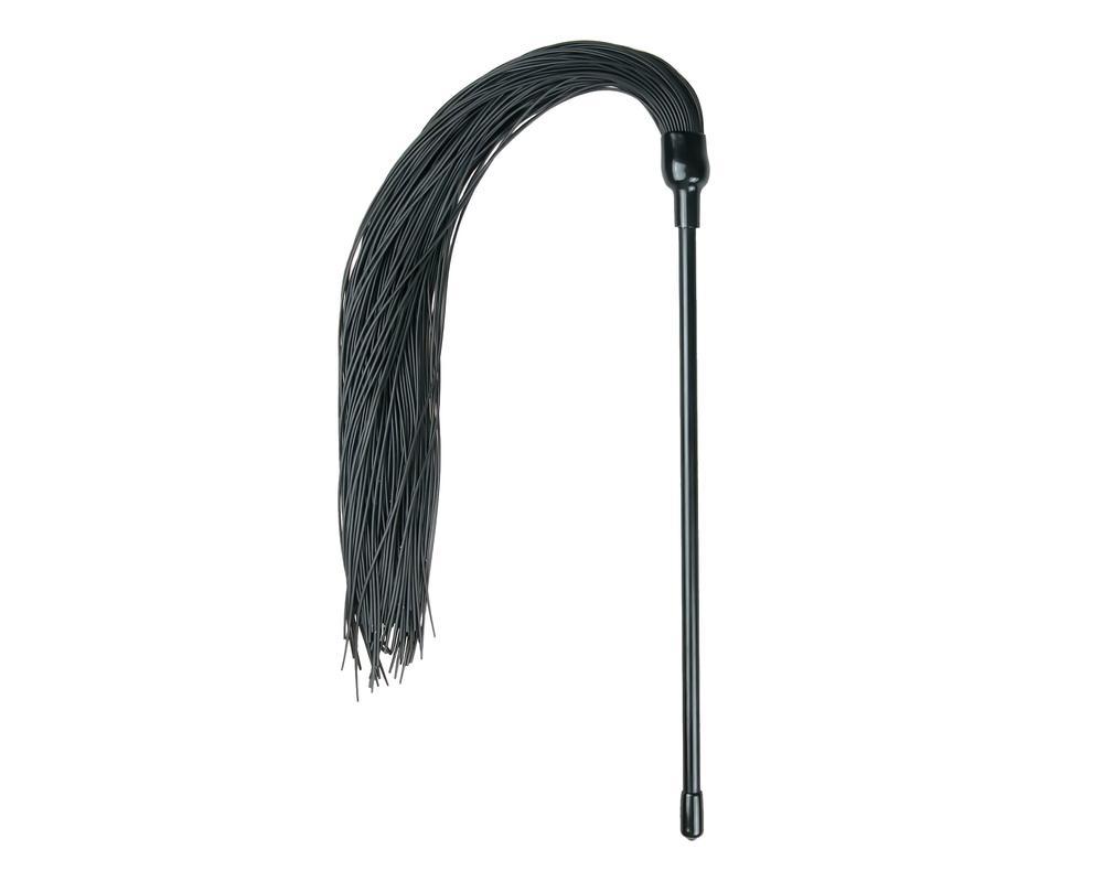 Easytoys Tickler - csípős szilikon korbács (fekete)