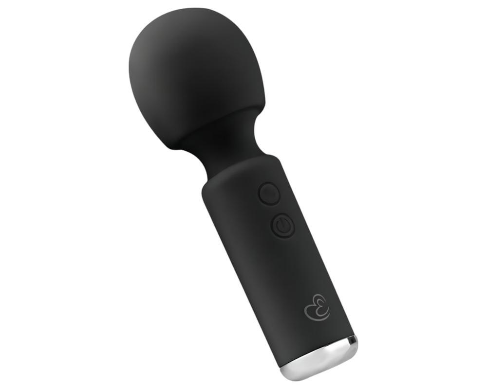 Easytoys Wonder Wand - akkus, mini masszírozó vibrátor (fekete)