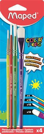 Ecsetkészlet, no. 4-10-14-14, MAPED "Color'Peps"
