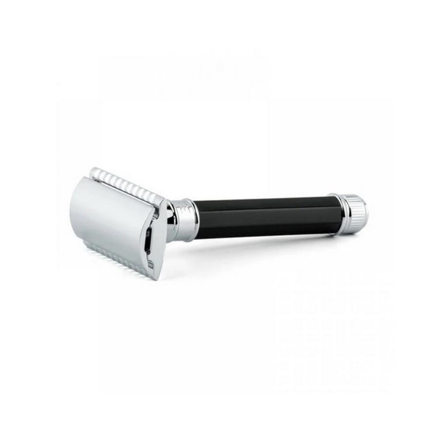 Edwin Jagger Closed Comb Ebony Octagon Safety Razor DE86811BL biztonsági borotva