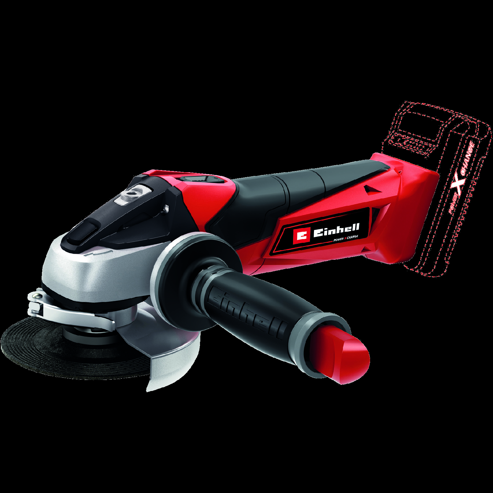 EINHELL AKKUS SAROKCSISZOLÓ TE-AG 18/115 LI-SOLO AKKU ÉS TÖLTŐ NÉLKÜL, TARTOZÉKOKKAL,KOFFERREL