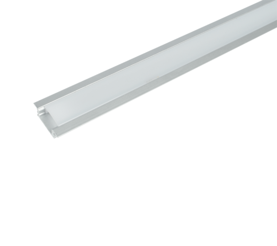 ELM718/2 ALUMINIUM PROFIL LED SZALAGHOZ, MATT TAKARÓPROFIL, SÜLLYESZTETT SZERELÉSŰ 2M
