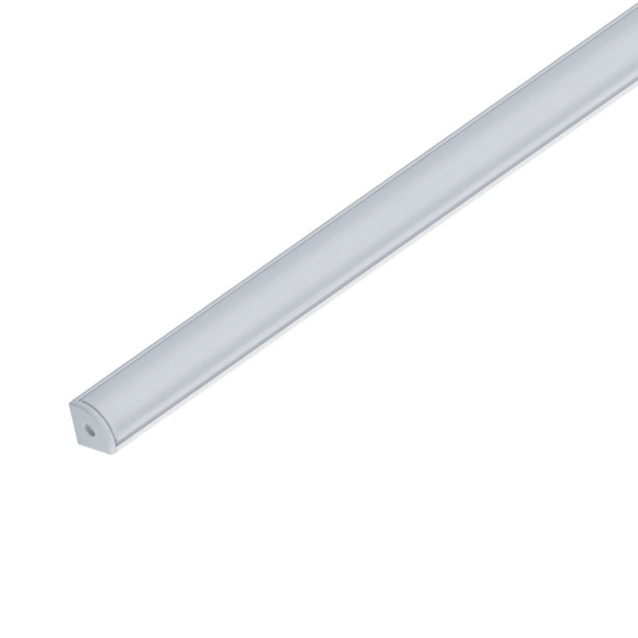 ELM9012/2 ALUMINIUM PROFIL LED SZALAGHOZ, MATT TAKARÓPROFIL, FELÜLETRE SZERELHETŐ 1 M
