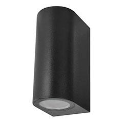 EMOS OCULUS Kültéri LED oldalfali lámpa, IP44 (2xGU10) matt fekete