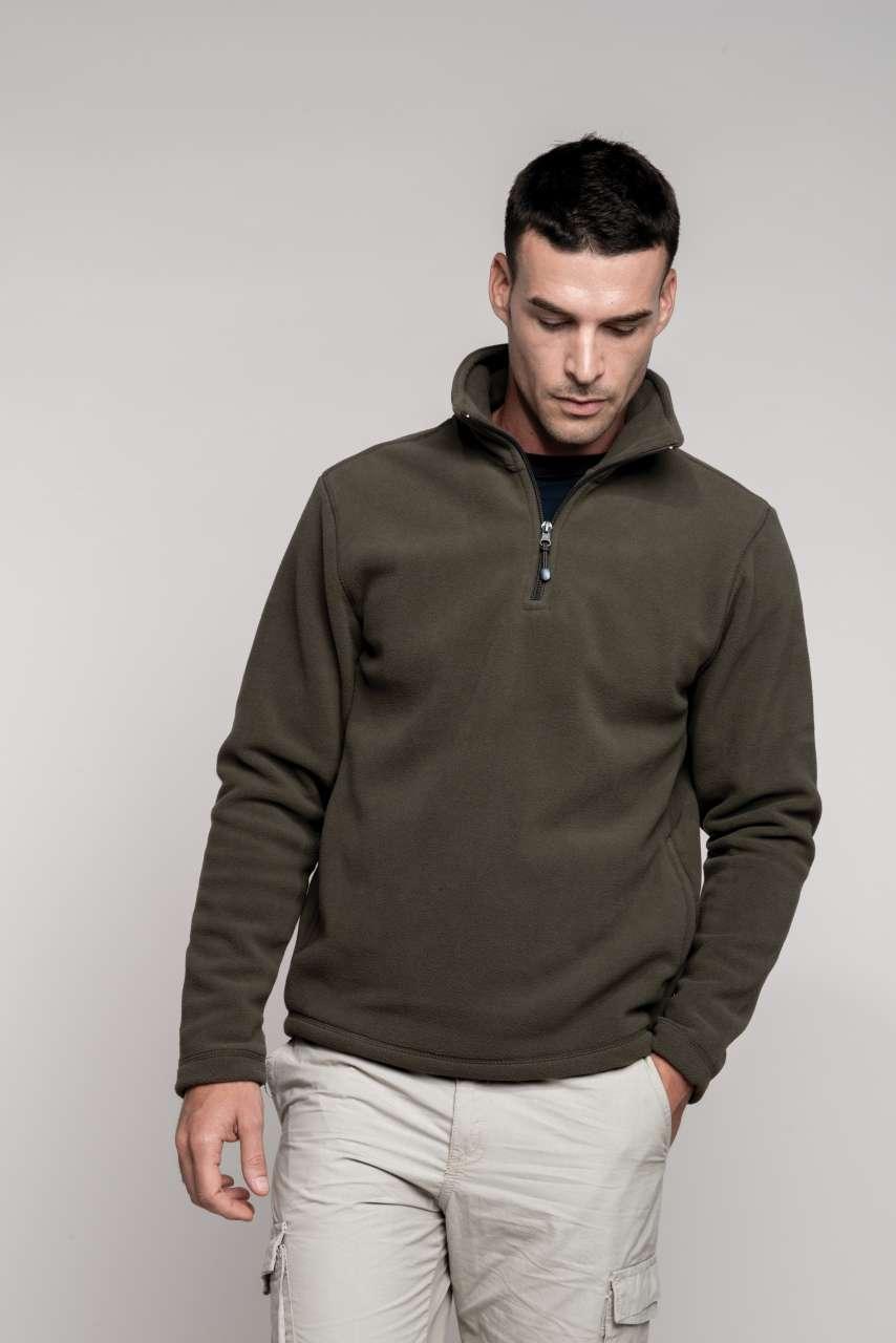 Enzo polár pulóver S-4XL-ig - 3XL - Chocolate