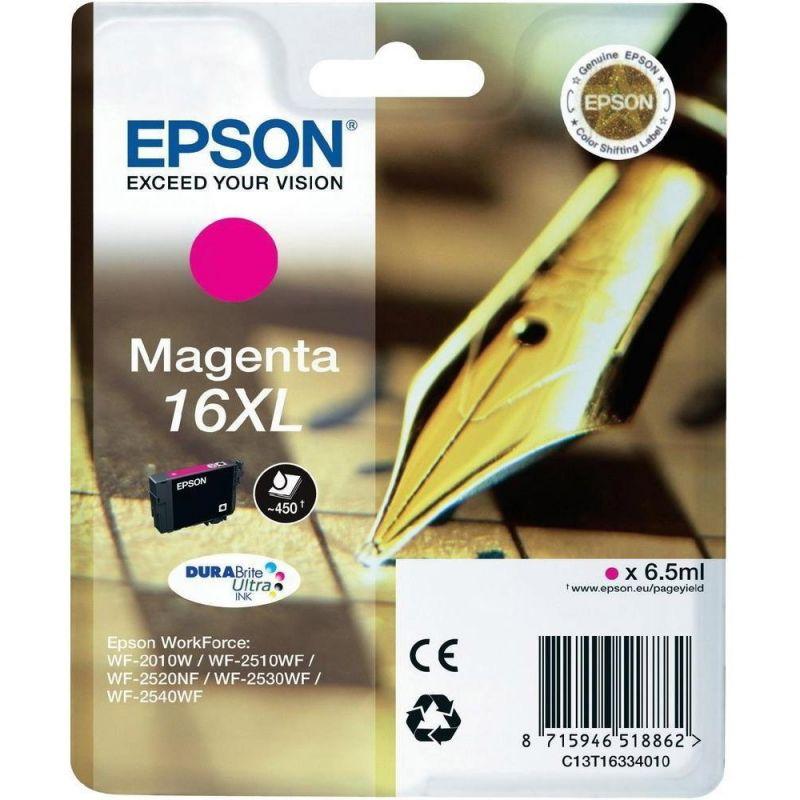 Epson 16XL (T1633) eredeti tintapatron, magenta