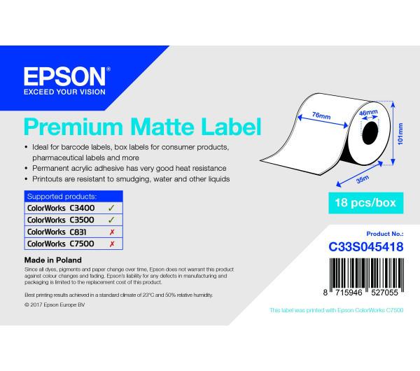 Epson S045418 eredeti c&amp;iacute;mketekercs